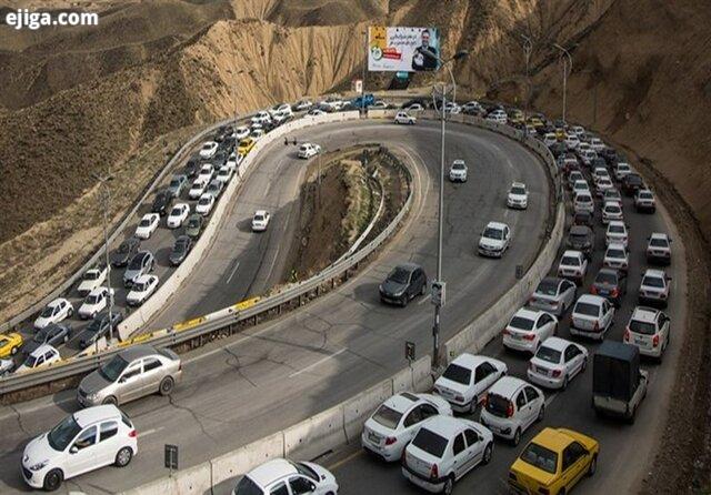 کندوان بازگشایی شد/ترافیک پر حجم در محدوده هزارچم و سیاه بیشه