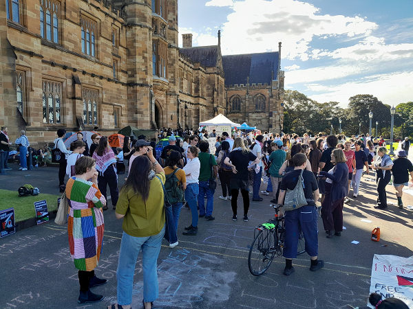 تظاهرات دانشجویی در استرالیا