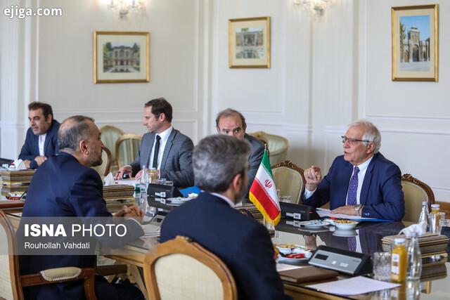عکس آرشیو است رایزنی بورل و امیر عبداللهیان در نیویورک