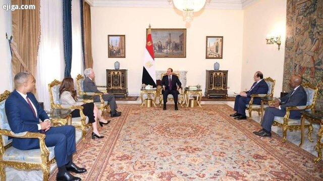 رایزنی رئیس‌جمهور مصر و رئیس سیا درباره آتش‌بس در غزه