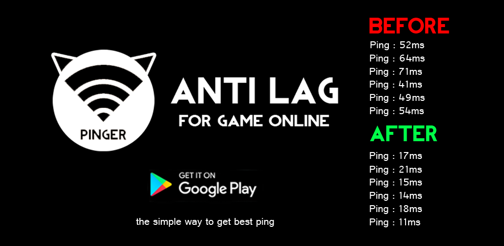 دانلود PING GAMER – Anti Lag For All Mobile Game Online 1.0.4 – اپلیکیشن کاهش پینگ اینترنت اندروید