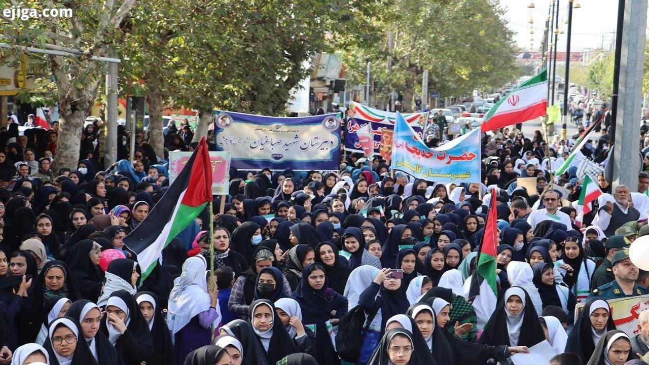 راهپیمایی پرشور مردم گالیکش در یوم الله ۲۲ بهمن ۱۴۰۲ + فیلم