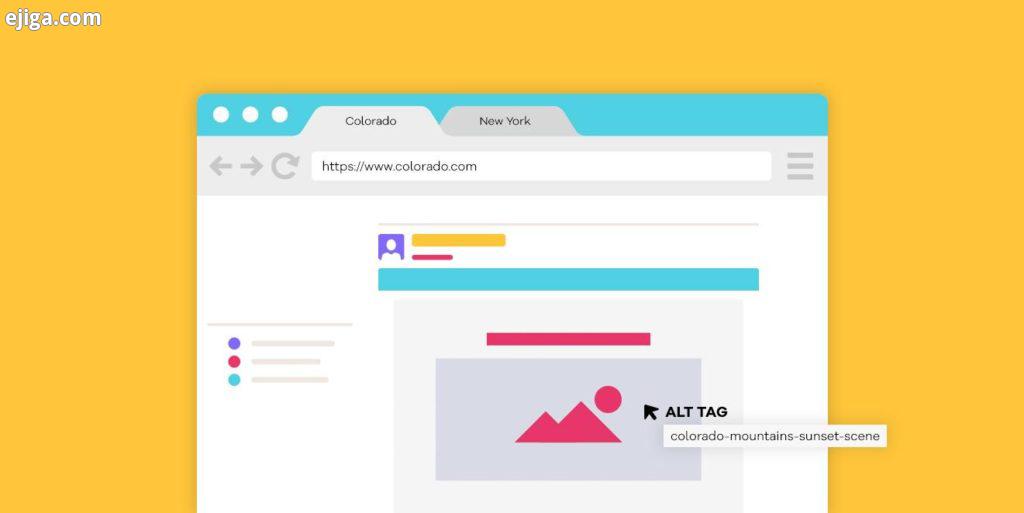 در wordpress یا html روش متفاوتی برای تگ alt وجود دارد.