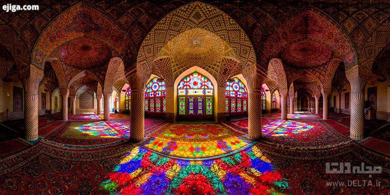 مسجد هزار رنگ نصیرالملک شیراز