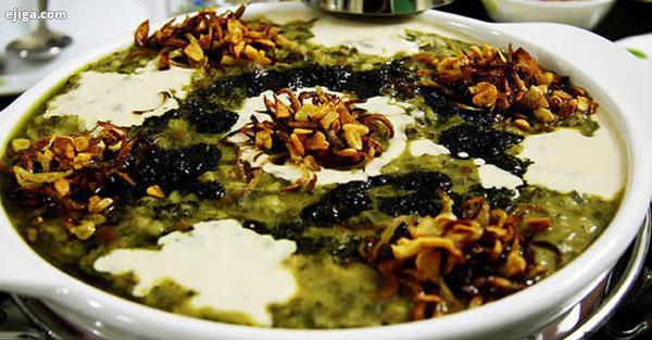 سبزی آش رشته