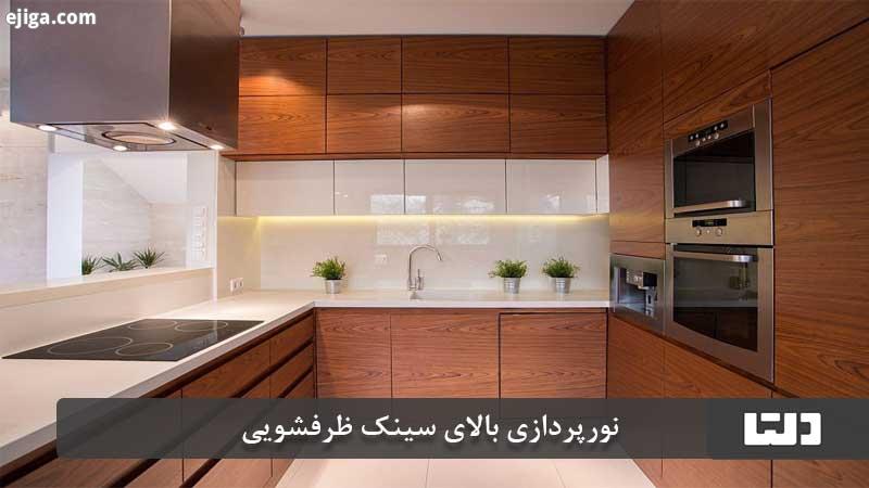 نورپردازی کابینت آشپزخانه