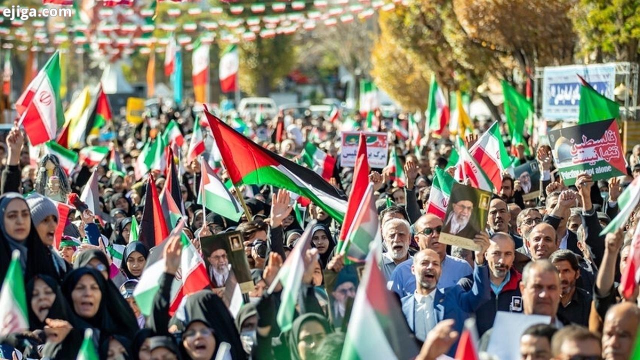 راهپیمایی حمایت از غزه امروز در مشهد برگزار می‌شود