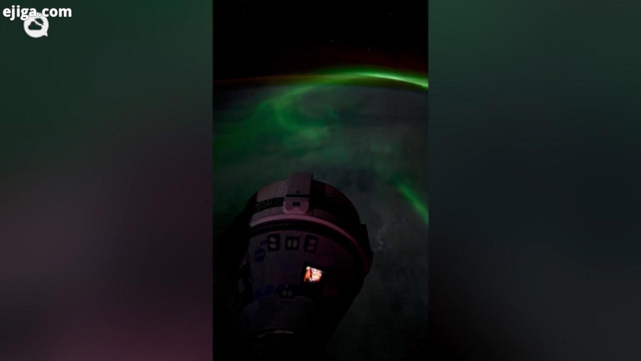 لحظه حیرت‌انگیز رویارویی فضاپیما با شفق قطبی + فیلم