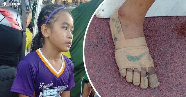 دختر فیلیپینی که با کفشهای نقاشی شدهبرنده ۳ مدال طلا شد