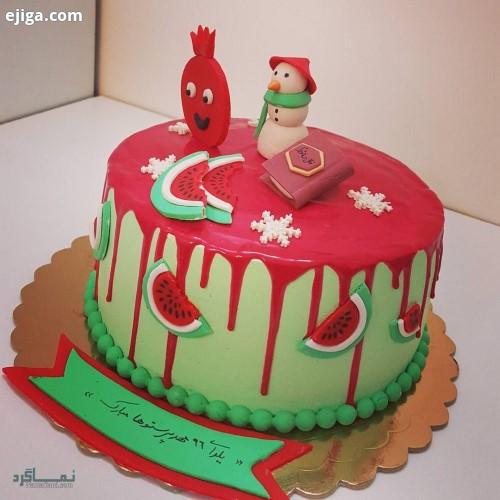 عکس کیک تولد تک شاخ قشنگ
