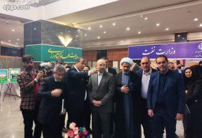 بازدید رئیس مجلس شورای اسلامی از نمایشگاه توانمندی‌های تولید داخل بخش کشاورزی