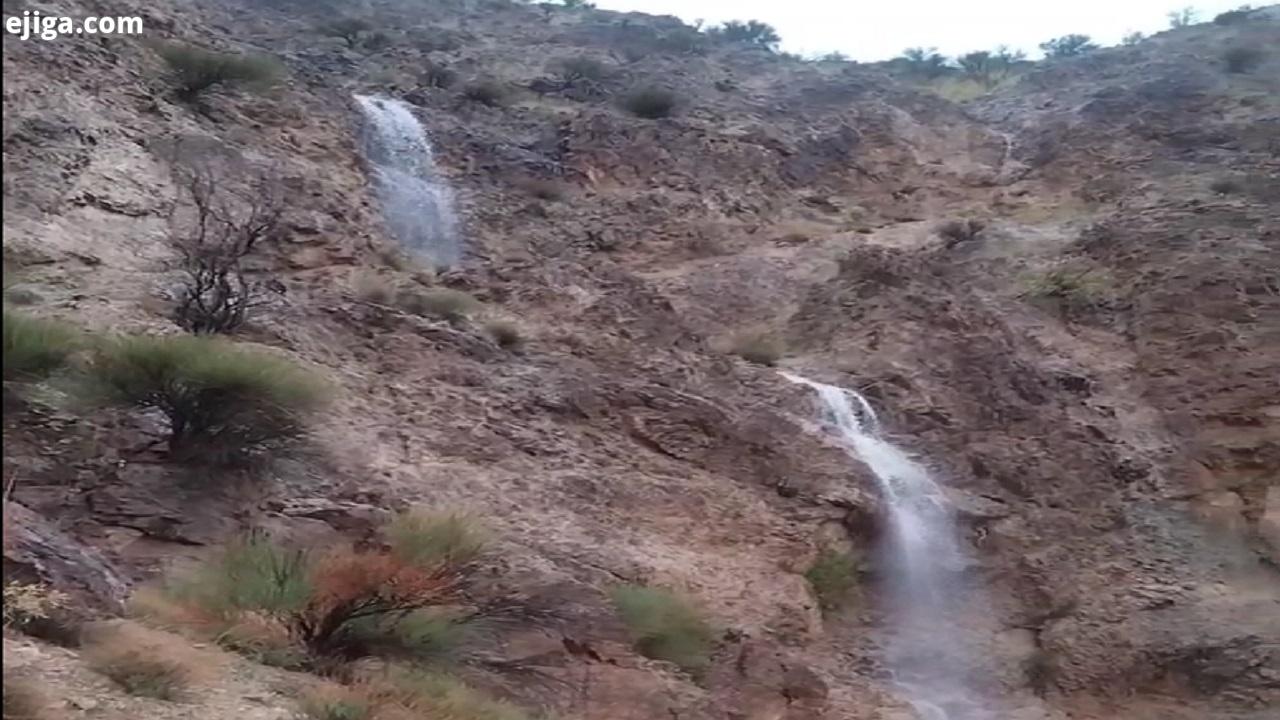 خودنمایی آبشار فصلی در دل طبیعت روستای جنگل علی بهاباد + فیلم