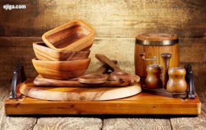 آشپزی با ظروف چوبی