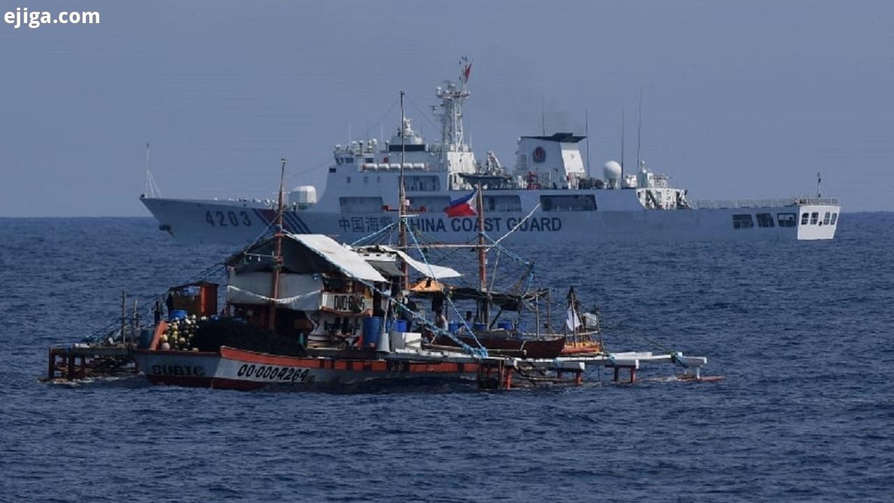 برخورد کشتی چینی با کشتی فیلیپینی + فیلم
