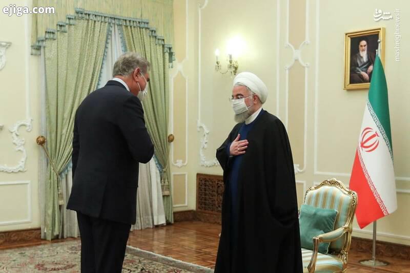 دیدار وزیر خارجه پاکستان با دکتر روحانی + عکس