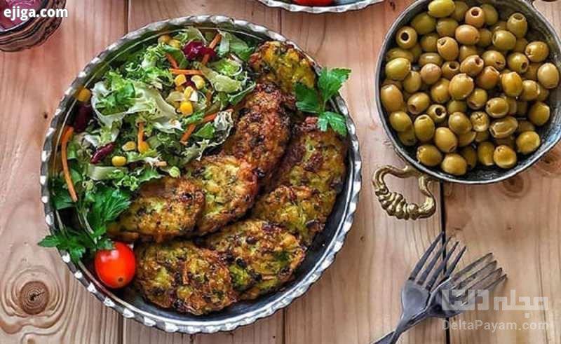 کوکوی مرغ و اسفناج