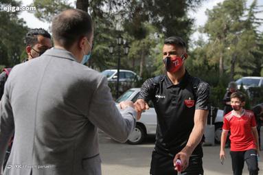 بازیکنان پرسپولیس در راه گوا - فرودگاه امام خمینی (ره)