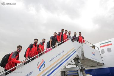 بازیکنان پرسپولیس در راه گوا - فرودگاه امام خمینی (ره)