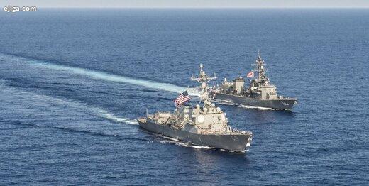 ببینید | رزمایش پرخرج نیروی دریایی آمریکا در شبیه‌سازی عملیات مقابله با قایق‌های تندرو سپاه