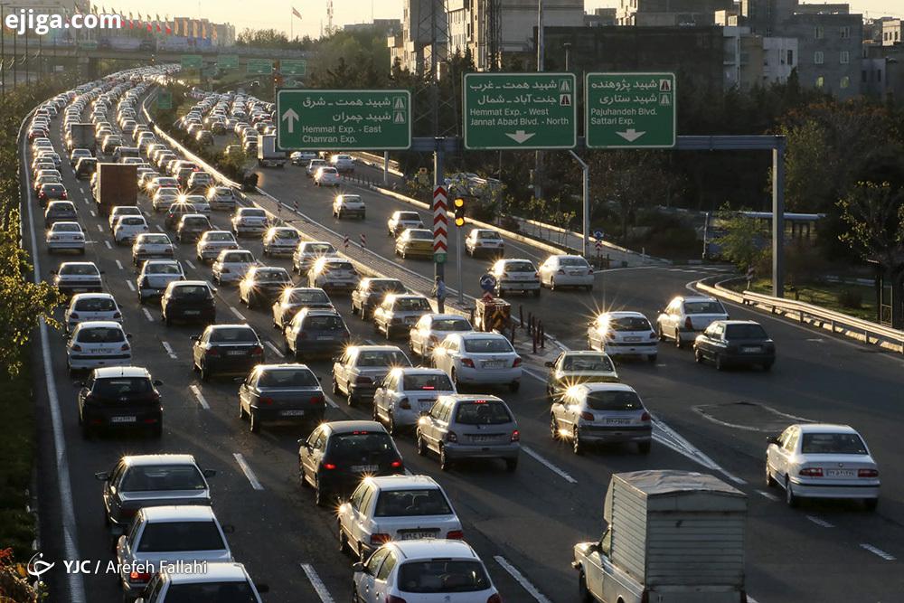 وضعیت ترافیکی معابر اصلی و بزرگراهی تهران در آخرین روز فروردین