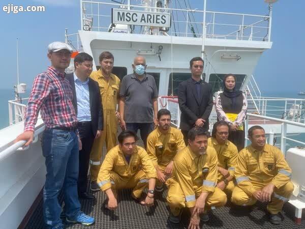 دیدار نمایندگان روسیه، پاکستان و فلیپین با خدمه‌های خود در کشتی‌ توقیفی MCS Arie