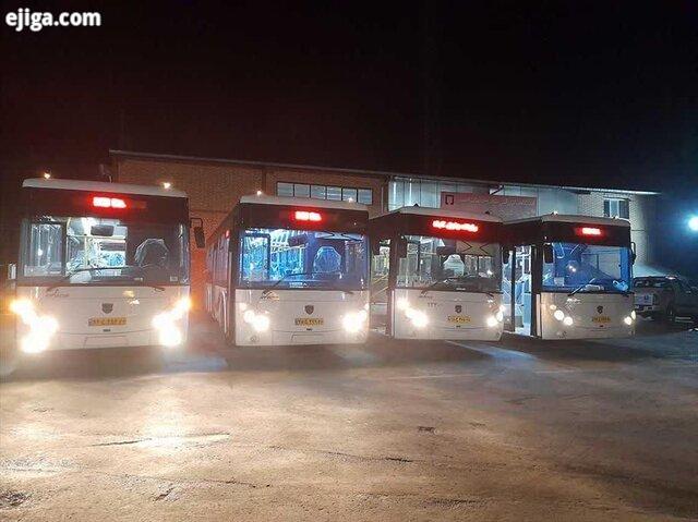 استمرار روند فعالیت خدمات خطوط شبانه ناوگان اتوبوس‌رانی شیراز