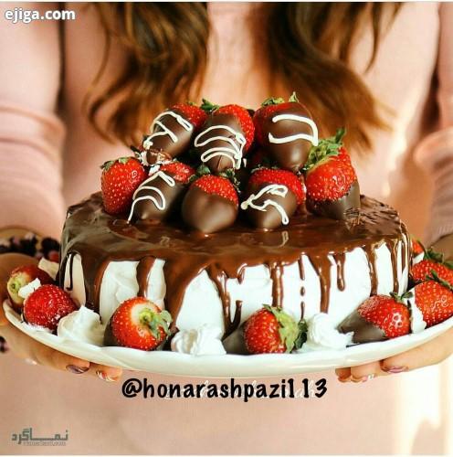 عکس کیک تولد ساده زیبا