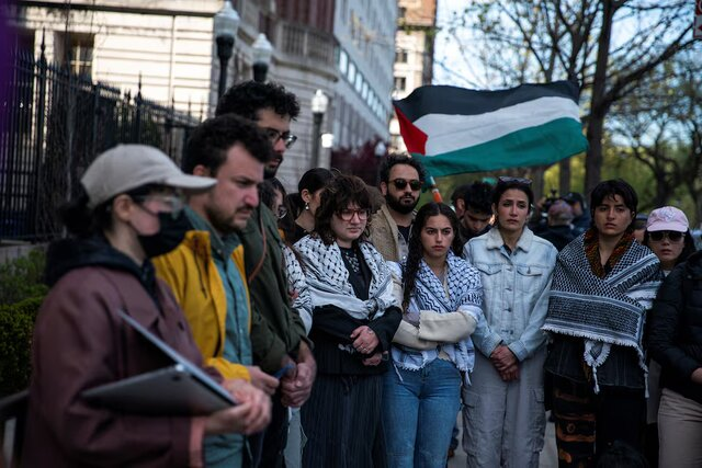 اعتراضات دانشجویان آمریکایی به جنگ غزه