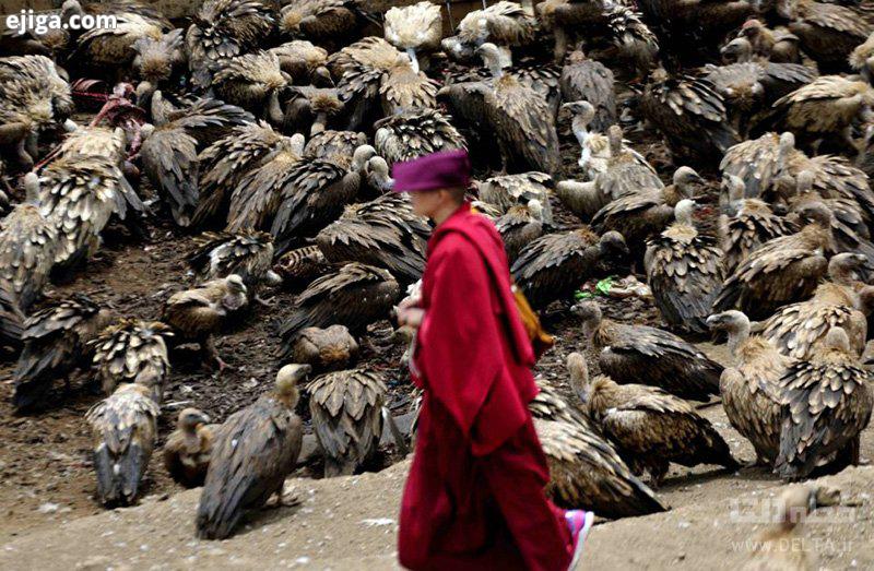 مراسم تدفین در تبت