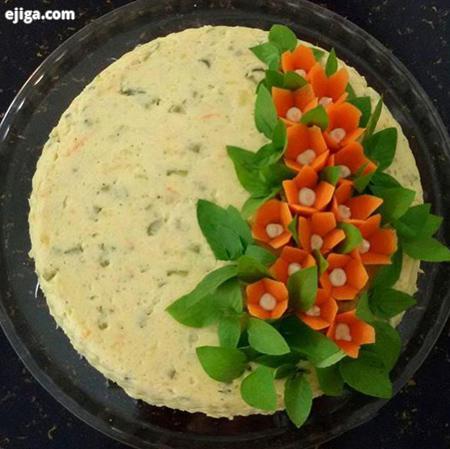 مدل تزیین سالاد الویه, تزیینات سالاد الویه
