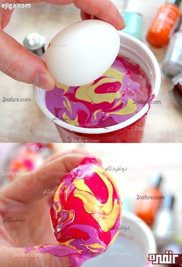 تخم مرغ رنگی برای عید
